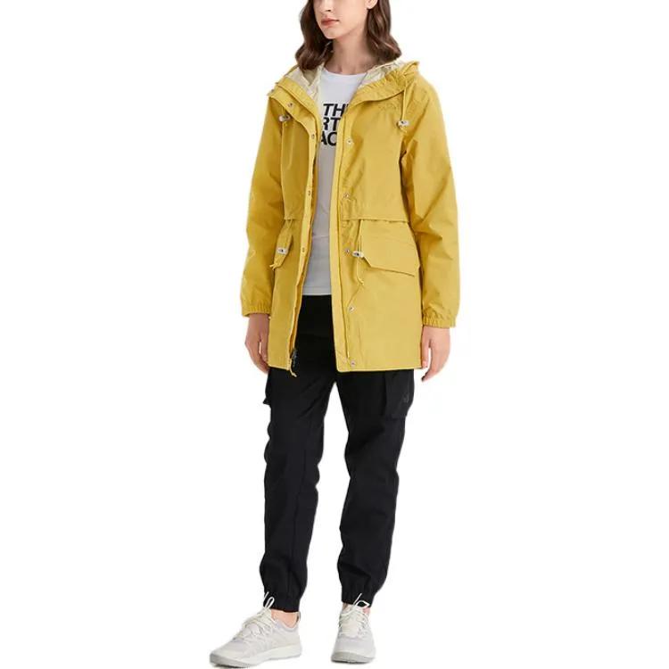THE NORTH FACE Waterproof , Windproof , Breathable Windbreaker Jacket Women's Yellow (Unisex) Windbreaker Jackets NF0A7QVY WXG