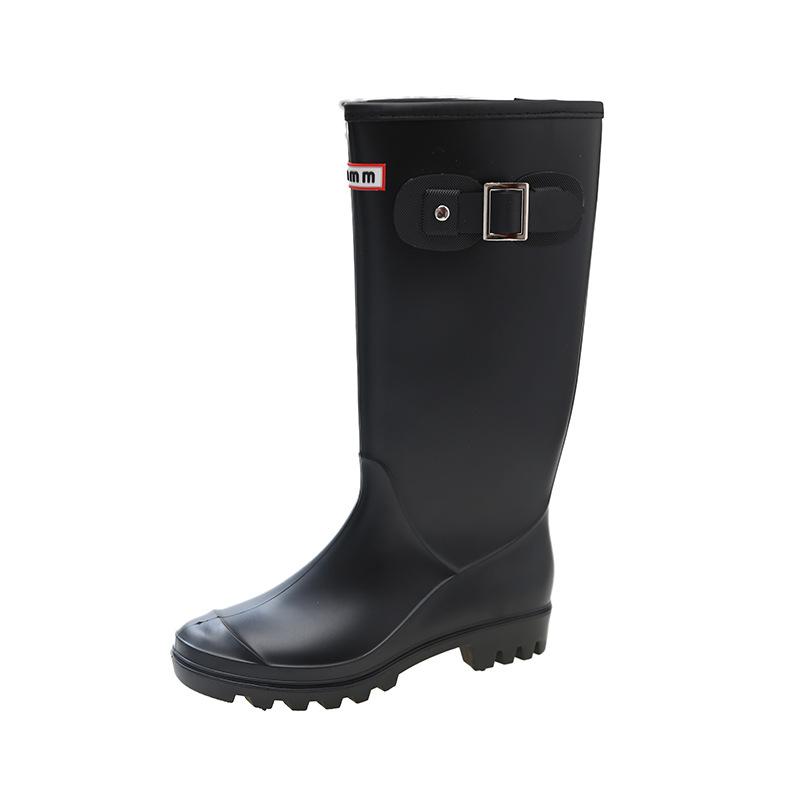 Rain Boots Women's Outer Wear Cover Feet Women's Rain Shoes New High Outdoor Rain Boots Women's Long Tube