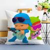 Милая наволочка с мультяшным принтом P-Pocoyo-MT, напечатанная, из матового флиса, подушка, нежная к коже, экологически чистая сублимационная печать