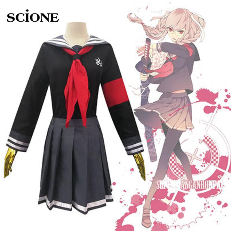 Danganronpa V3 костюмы для косплея Peko Pekoyama униформа куртка/юбка/галстук женский костюм аниме наборы для косплея