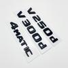 DZECY1 3D Letters V200d V220d V250d V300d V350d ABS Emblem for Mercedes Benz V Class Car Fender Badge Trunk Nameplate Logo Sticker