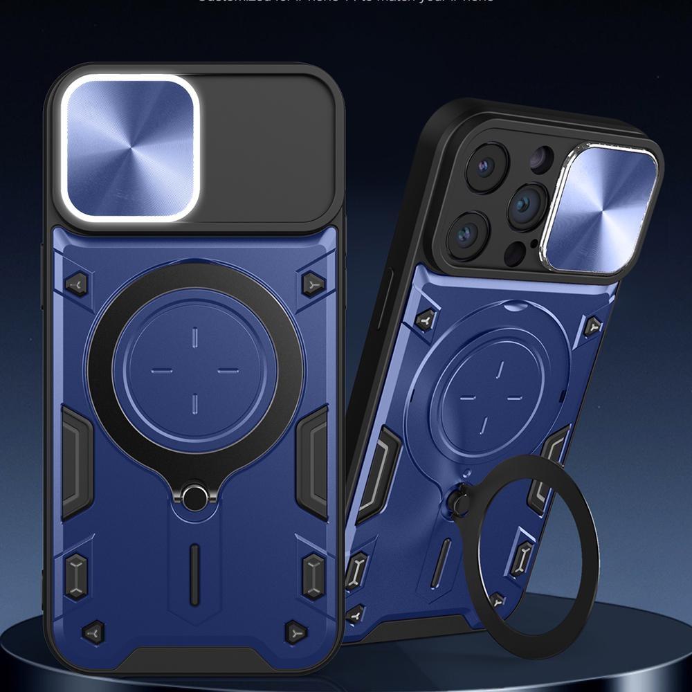360°Rotation Magnetic Ring Stand Lens Protector Armor Case for iPhone 15 14Plus 13 12 11Pro Max for Samsung S24 S23 S22 S21 S20 Ultra Plus A05 A14 A54