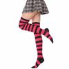 1Pair Cotton High Quanlity Cosplay Over Knee Overknee Women Stockings Thigh High Long Popular Striped Cute Sweet Girls Socks  Unique