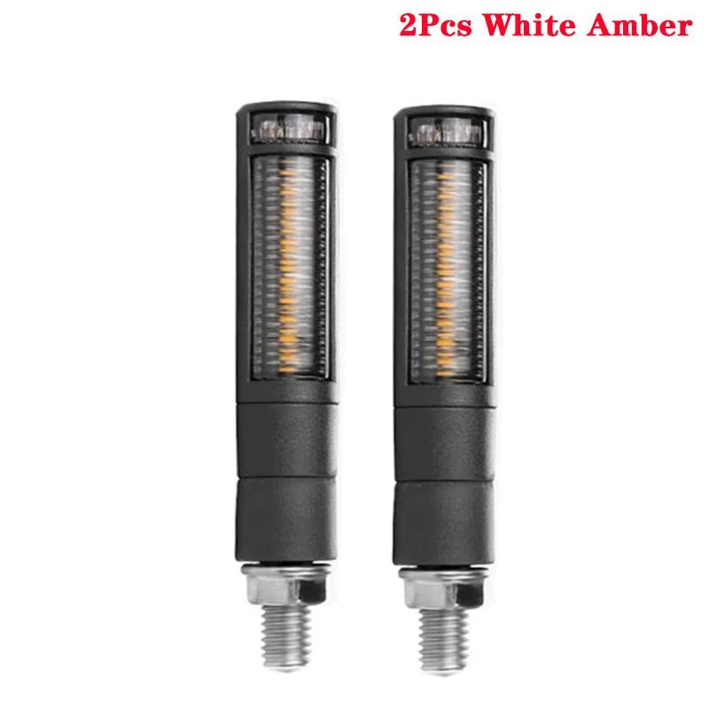 12V M10 Universal Motorcycle LED Turn Signals Light Waterproof Indicators Amber Flasher Blinker Lamp Accessories For Motorbike