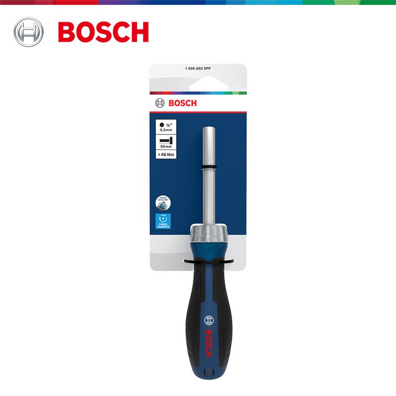 Bosch Удлинитель для шуруповерта PRO Трещотка Набор отверток с трещоткой 1/4" Шестигранный шлиц Сильный магнит Эргономичная рукоятка Хром-ванадиевая сталь