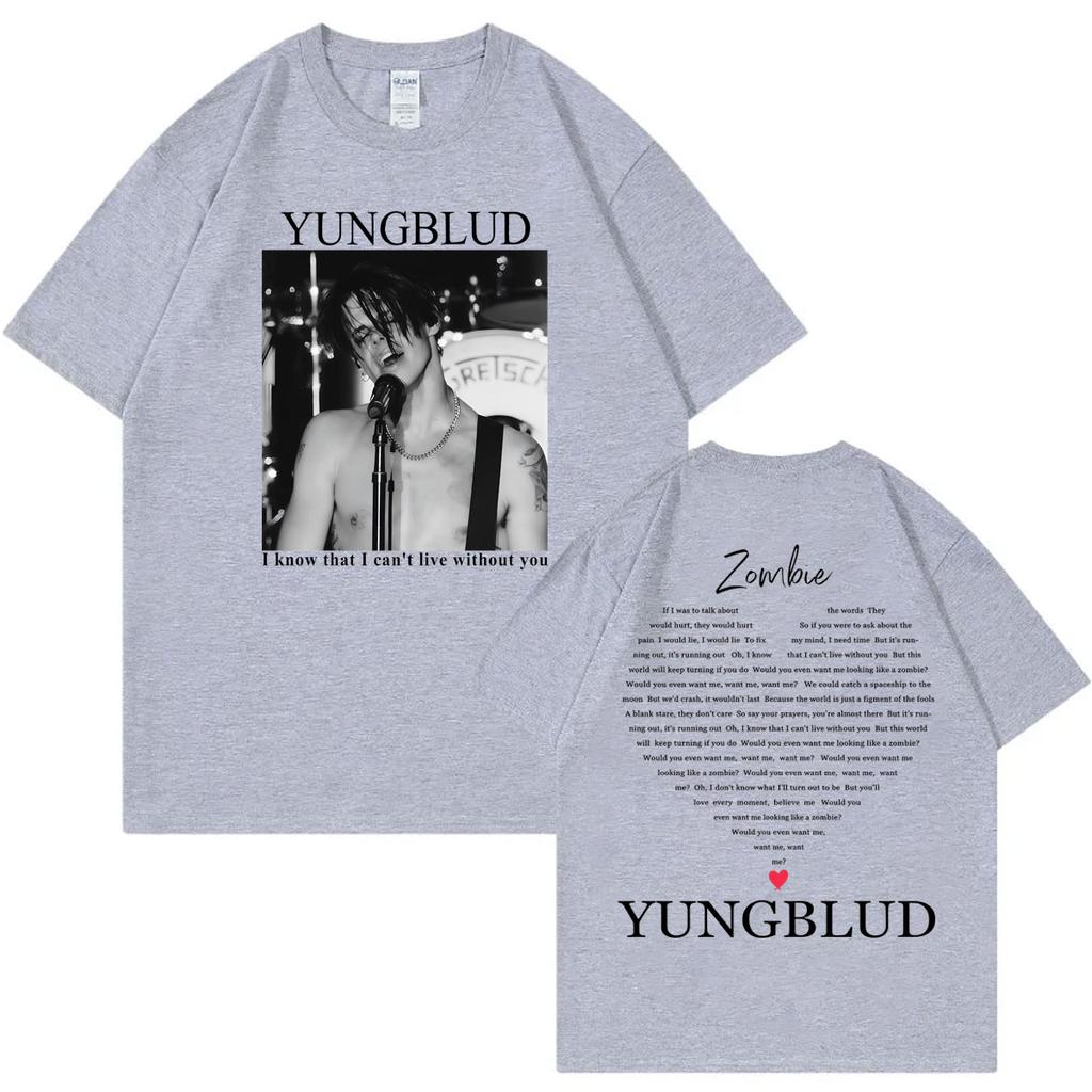 Singer Yungblud Concert Merch Tshirt Men Women Clothing High Quality Fashion Tshirts Summer Casual Cotton Short Sleeve T Shirt
