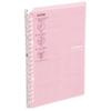 KOKUYO Campus Smart Ring Binder B5 26-Hole, Max 25 Sheets, Light Pink, Ru-SP700LP