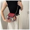 Ethnic Style Small Bag for Women Summer Chain Crossbody Bag Stylish Casual Tassel Fashion Small Square Bag