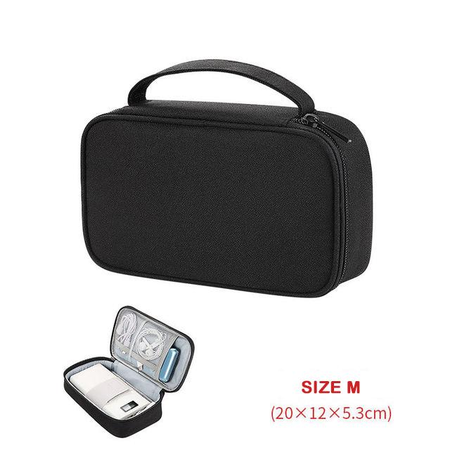 Travel Cable Organizer Bag Pouch Electronic Accessories Gadget Carry Case Portable Waterproof Storage Bag for Cable Cord
