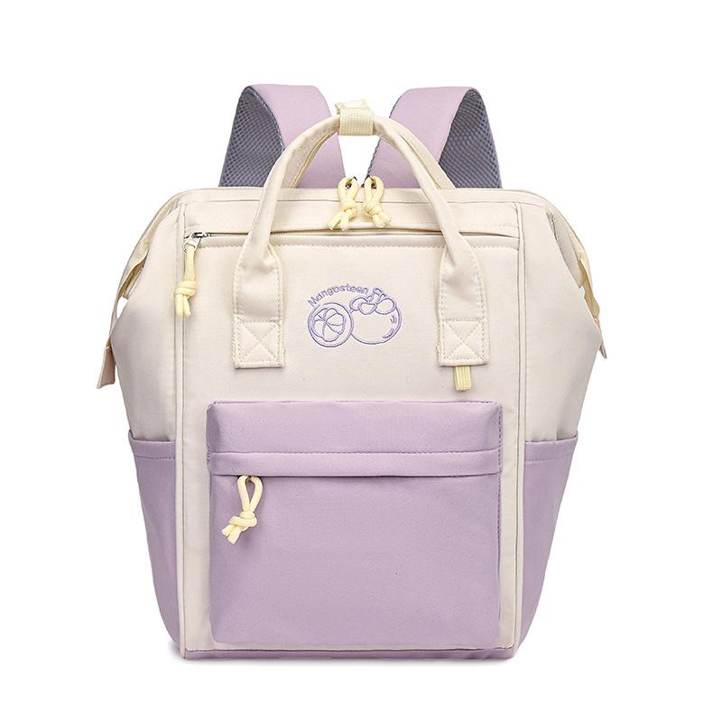 Модный рюкзак большой вместимости, простой портативный школьный рюкзак, многофункциональный брызгозащищенный студенческий рюкзак для покупок