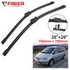 2 шт. щетки стеклоочистителя для VW Sharan 7M 2001-2010 28 "28" подходят для переднего лобового стекла, щетки для окон, резак, аксессуары 2005 2006 2007 2008 2009 2010