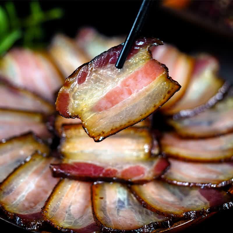 Сычуаньская кипарисовая копченая свиная грудинка