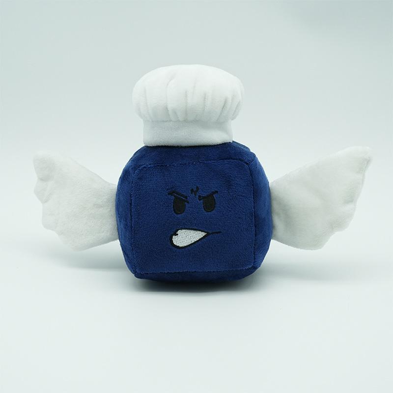 New Roblox Lucky Block Plush Lucky Block Story Soft Toy Doll Plush Doll with Wings and Hat Children's Birthday Gift