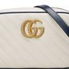 Gucci Marmont Silver Logo Color-Blocked Quilted Leather Camera Bag Women Shoulder Bag 447632-0OLFX-9085