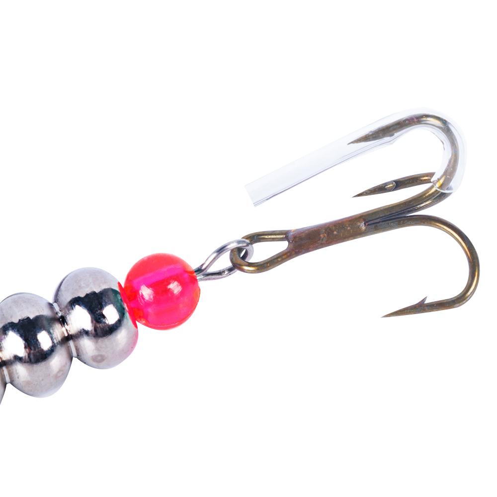 Рыболовные приманки, лопасти в форме колокола, металлическая ложка, спиннербейт, 7,5 г, рыболовные спиннерные приманки с тройными крючками