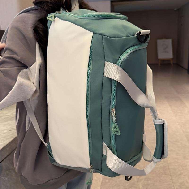 Дорожная сумка-дафл из нейлона большой вместимости с отделением для обуви и разделением на влажное/сухое, многофункциональная спортивная сумка-дафл для мужчин и женщин