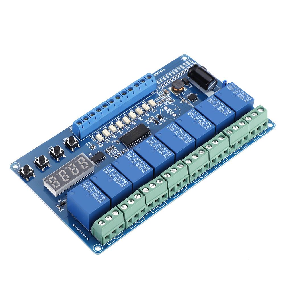 836V 8channel Multifunction Time Delay Relay Interface Board Module Optocoupler LED