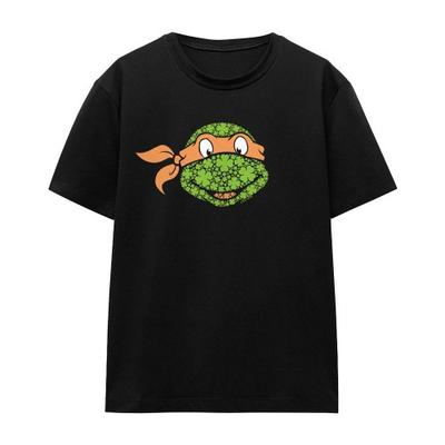 Teenage Mutant Ninja Turtles Унисекс футболка для взрослых Микеланджело День Святого Патрика