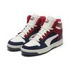 Puma Rebound Layup Sd Fabric Layered Leather Casual High-Top Sneakers Unisex Sneakers Deep-Blue White 370219-04