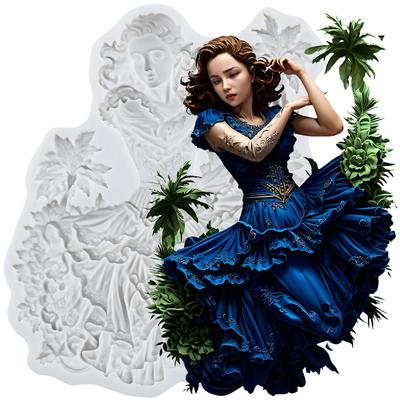 Силиконовые формы «Девушки из Калифорнии», форма «Богиня», форма для мастики, инструменты для украшения торта, топпер для кекса, форма для конфет, шоколада, гампасты