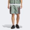 Adidas Dwr Colorblock Logo Zip Straight Cargo Shorts Men Bottoms Green IS0280