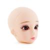 Soft Plastic DIY Girl Doll Head For 11.5" 1/6 Doll Heads For BJD Doll's Practicing Makeup Head Without Hair Dolls Accessories