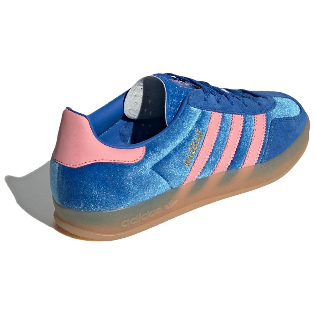 adidas Кроссовки женские Gazelle Indoor Blue Semi-Pink-Spark Gum IG6785