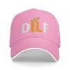 DILF Damn I Love Frogs  Baseball Cap  Female Male Custom DIY Trucker Hat Summer y2k Cute Outdoor Sport Sunscreen Baseball Caps