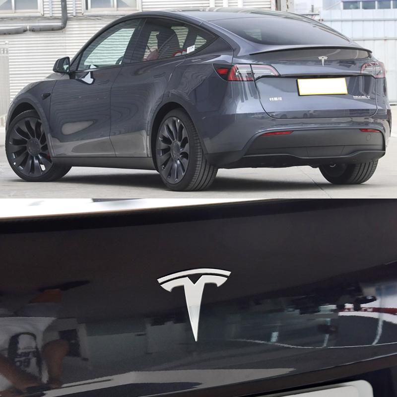 Для Tesla Model 3 Model Y Значок Логотипа Автомобиля Передняя Решетка Радиатора Автомобиля Задний Багажник Значок Наклейка На Переднюю Заднюю Дверь Багажника Авто Аксессуар