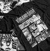 Футболка Vinland Saga, Футболка Торфинна, Винланд, Аскеладд, Черная футболка с мангой, Все размеры.
