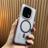 Case For Vivo IQOO 13 12 iqoo12 5G Magnetic For MagSafe Matte Transparent Luggage Stripe Slim Phone Back Cover Shockproof Bumper