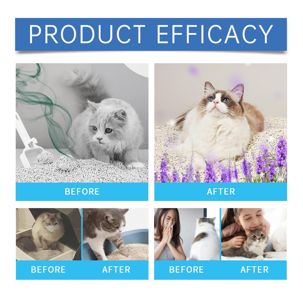 Cat Litter Deodorant Fresh Scent Canned Cat Litter Deodorant Gel Cat Litter Box Pet Freshener,70g