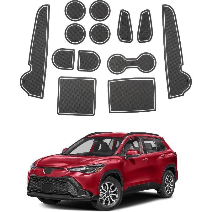 SHAOHAO for 2025 2026 Toyoa Corolla Cross Center Console Mats for 2022-2024 2025 2026 Toyota Corolla Cross Accessories (L/LE/XLE/Hybrid S/Hybrid