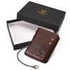 Humerpaul Men Leather Wallet Anti-theft Swipe Credit Card Wallet