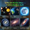 13 In 1 Star Projector Galaxy Light 360° Rotating Timer Planetarium Space HD Ceiling Starry Sky Night Lamp for Home Theater