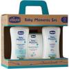 Chicco Baby Moments Набор из 3 предметов Гель для душа Шампунь Туалетная вода