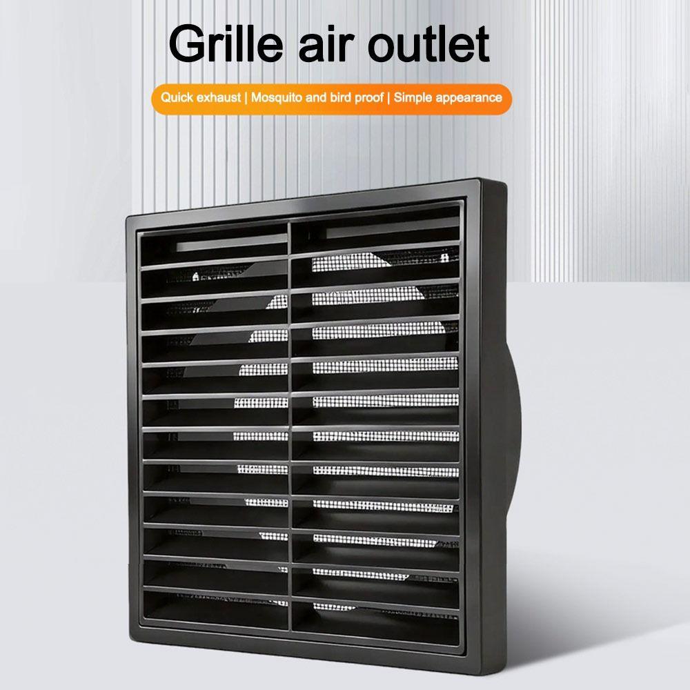 Square Air Vent Grille Cover 4/5/6/8In Duct Vent Cover Ventilation Grille Ventilation Accessories