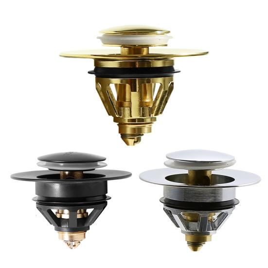 Выдвижной сливной фильтр, хорошая герметичность, водонепроницаемая бытовая раковина нажимного типа, сменная сливная пробка для раковины с отскоком для ванной комнаты