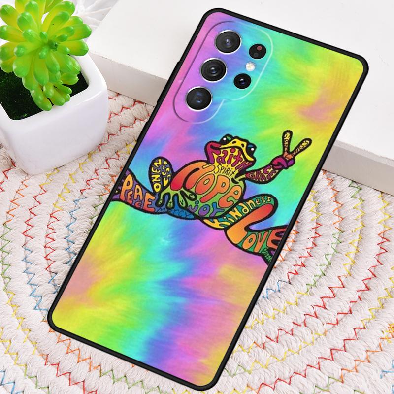 Frong Froggy Art Крутой Хиппи Чехол для Телефона для Samsung Galaxy note 10 pro S26 Ultra S23 S24 FE S25 S21 S22 PLUS Ударопрочный Чехол
