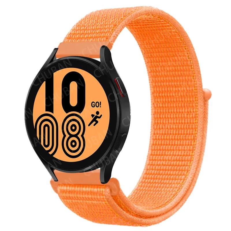 Nylon Loop For Samsung Galaxy Watch 6 5 Pro/4/classic/gear S3 Frontier/active Sport Bracelet Huawei Watch Gt2 3 22mm 20mm Strap