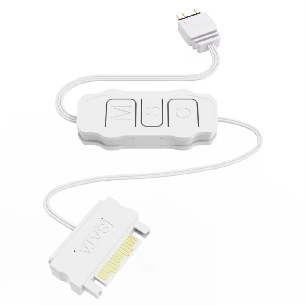 Light Strip SATA to 5V 3 Pin Adapter PC Cooling Fan ARGB Mini Controller ARGB Controller Cable