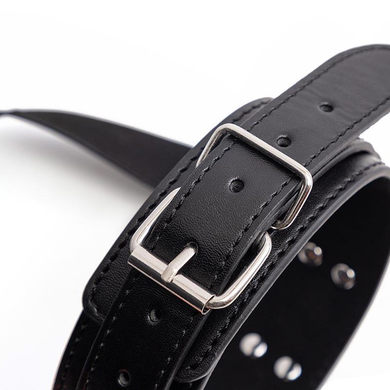 Взрывы sm реквизит pu анти-задний ошейник-наручник, соединенный с альтернативными товарами для взрослых.