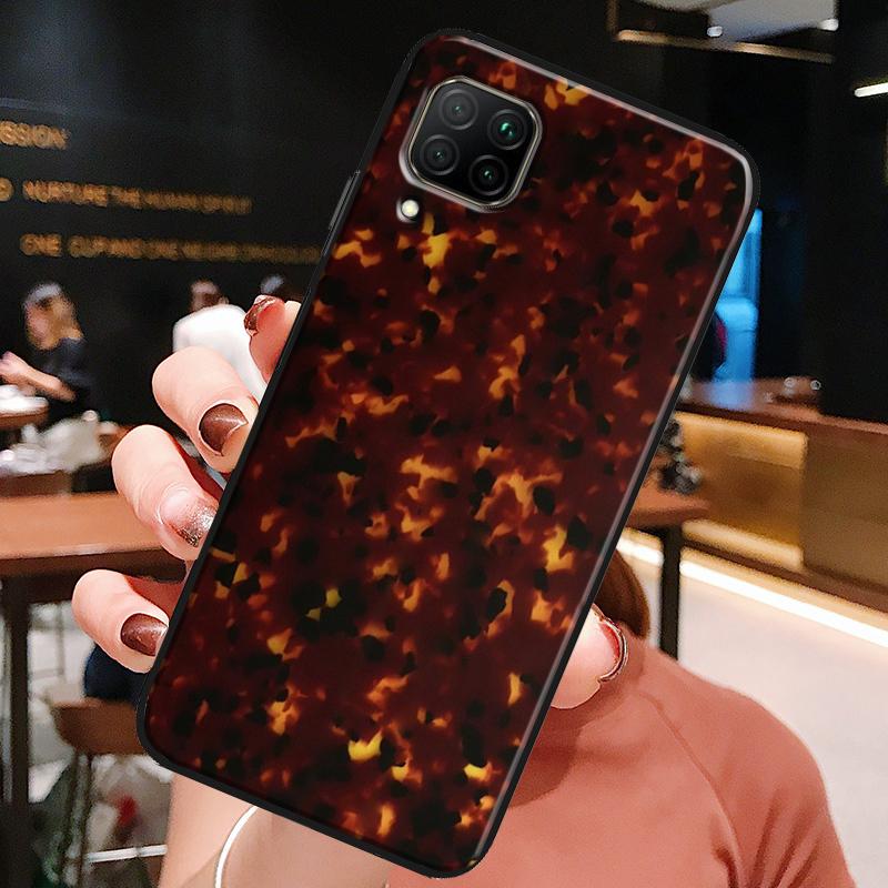 Tortoise Shell Pattern For Huawei Honor X8a X7a X9a X8 50 70 90 Lite Magic5 Pro P20 P30 P40 P50 P60 Nova 9 5T Case