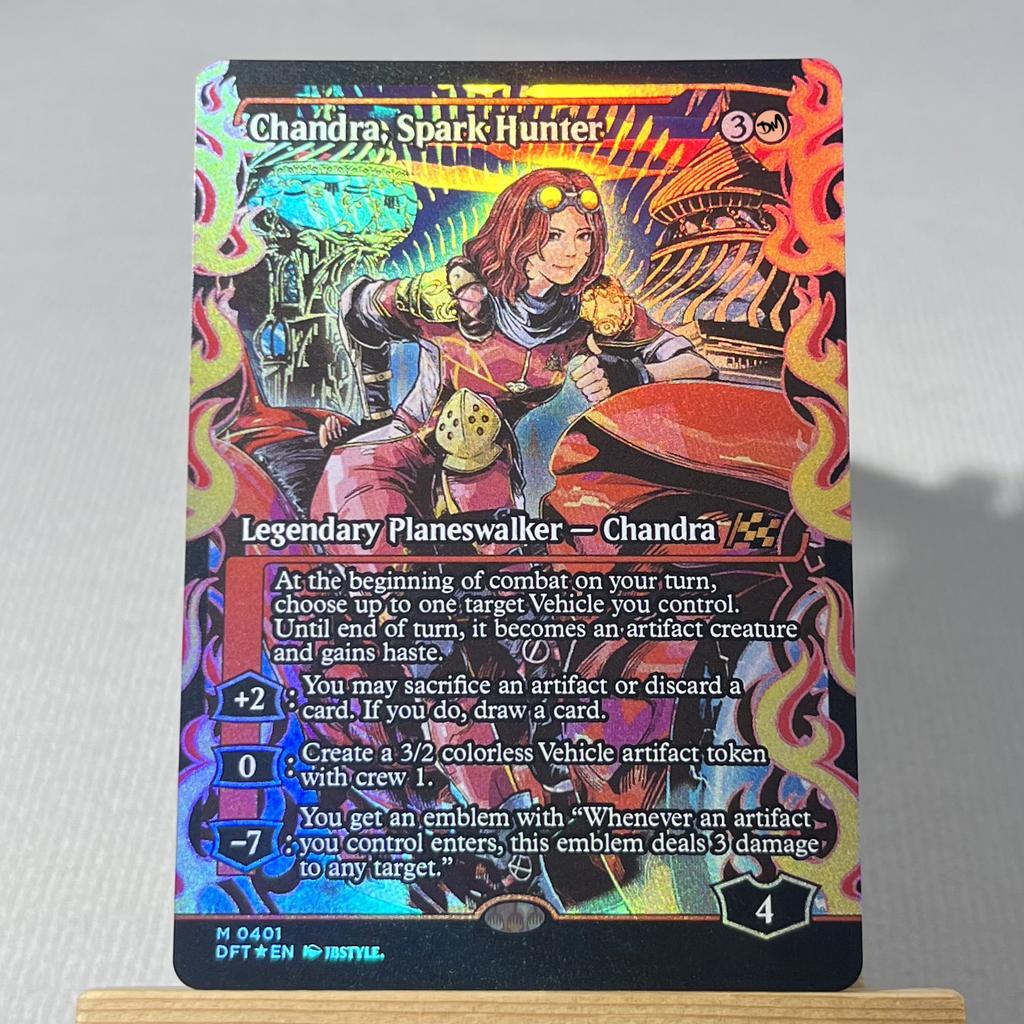TDM DFT FDN FOIL6//002 Tcg Прокси-карты Меч Кузницы Пламя Близнецов Тиран Пламя Близнецов Тиран и Рубеж Сияющий Глаз Бурь