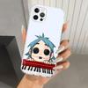 Gorillaz Anime Phone Case for Iphone 17 Air 16 15 Plus 14 13 Mini 12 11 Pro Max 16E 7 8 SE 2020 Soft Funda Print Shell 17 Air 16