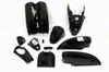 Bike Parts Center Yamaha Vino SA10J Exterior Painted 3010 11-piece Set, Black,
