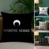 Роскошная Наволочка MMarine SSerre Плюшевая Ткань Мягкая Двусторонний Принт Чехол на Подушку Дивана Подушки-Пледы