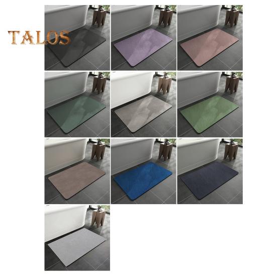 Коврик для ванной комнаты Быстро впитывающий Быстросохнущий Диатомовая грязь Противоскользящий Однотонный Легко моющийся Многоцелевой Коврик для ванной Душ Раковина Кухня