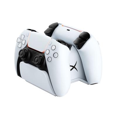 HYPERX [PS5-совместимый] Беспроводной контроллер HyperX ChargePlay Duo DualSense, зарядная станция, 2 года гарантии, 51P68AA, белый