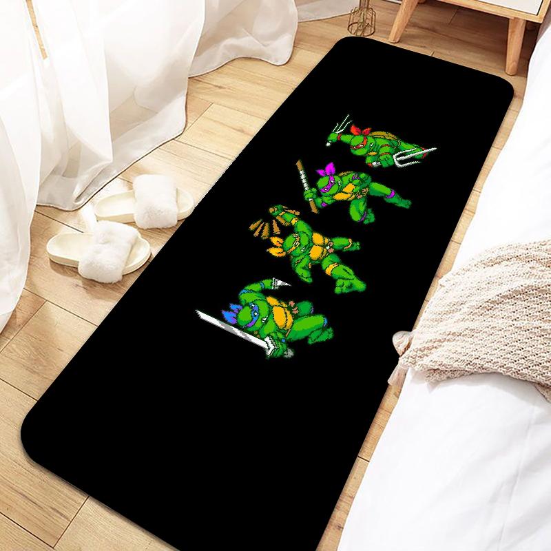 N-Ninja Turtles Door Mat Entrance Non-slip Doormat Washable Kitchen Carpet Living Room Hallway Rugs Bathroom Bath Door Mats
